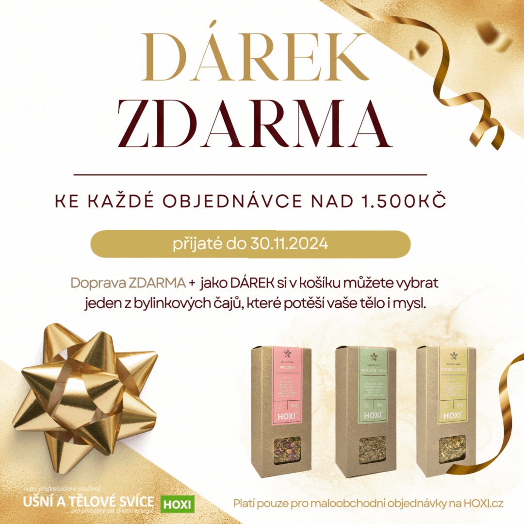 Dárek k objednávce - HOXI ušní a tělové svíce - 01 (Příspěvek na Instagramu)